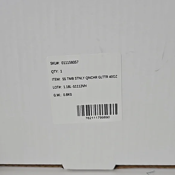 Stanley x Starbucks NWT Limited Edition Holiday 2024 Glitter 40oz Tumbler - Picture 2 of 5